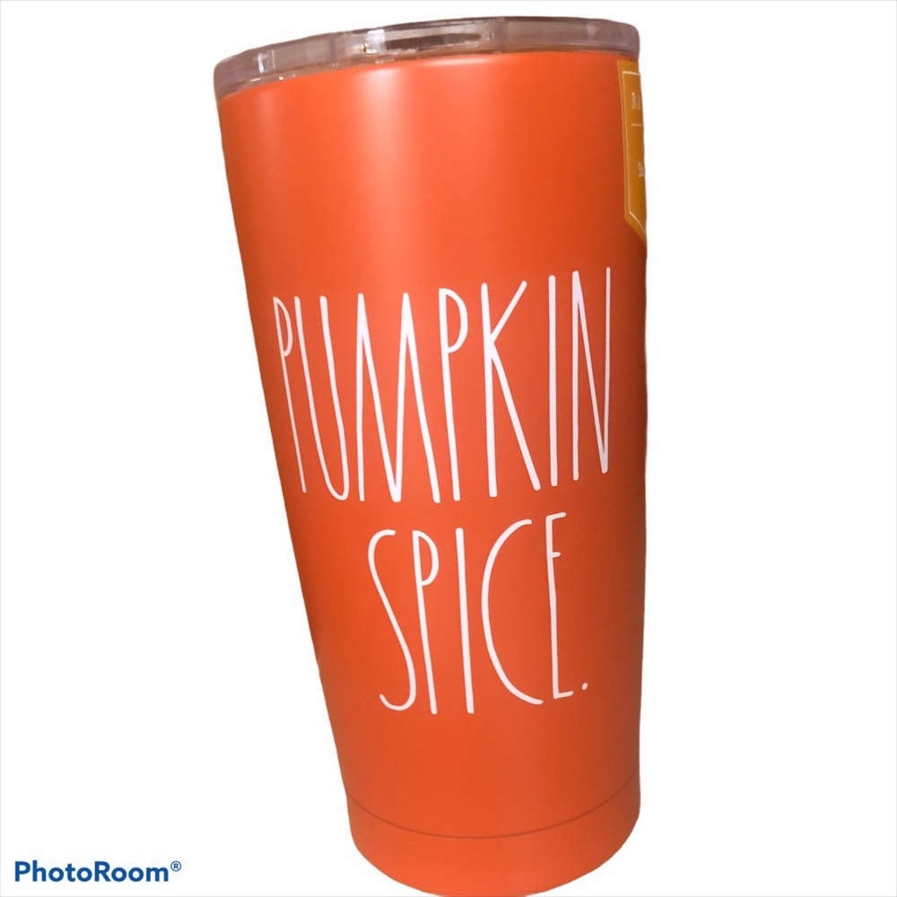 NEW Rae Dunn PUMPKIN SPICE SS Insulated Tumbler